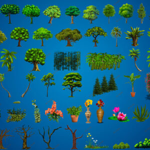 70 PSD Tree Set – PSD Files