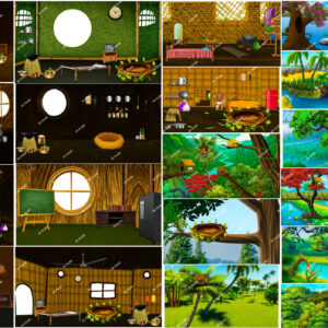 (22) Premium Birds Backgrounds Bundle! Format- PSD (Photoshop)