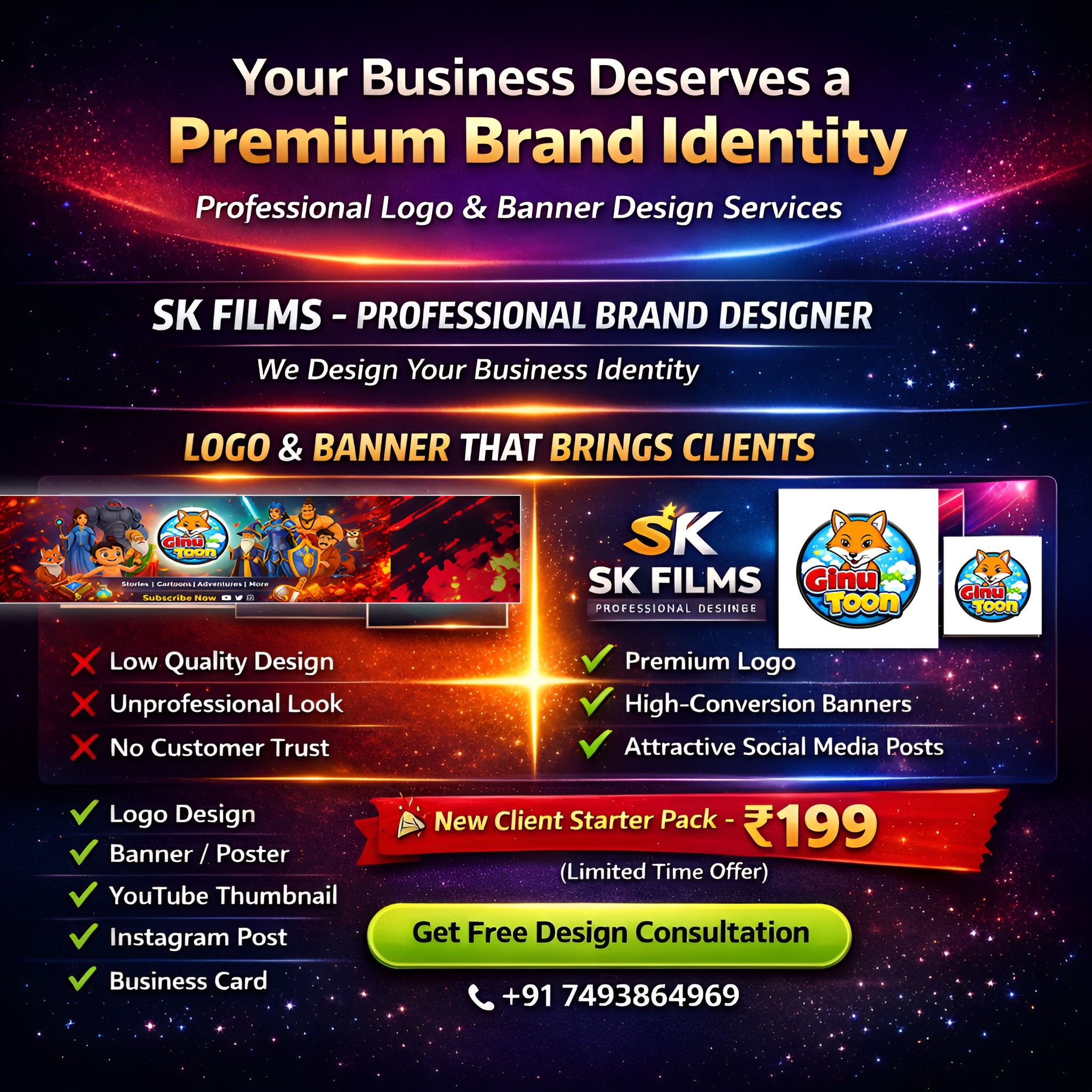 Logo & Banner Design