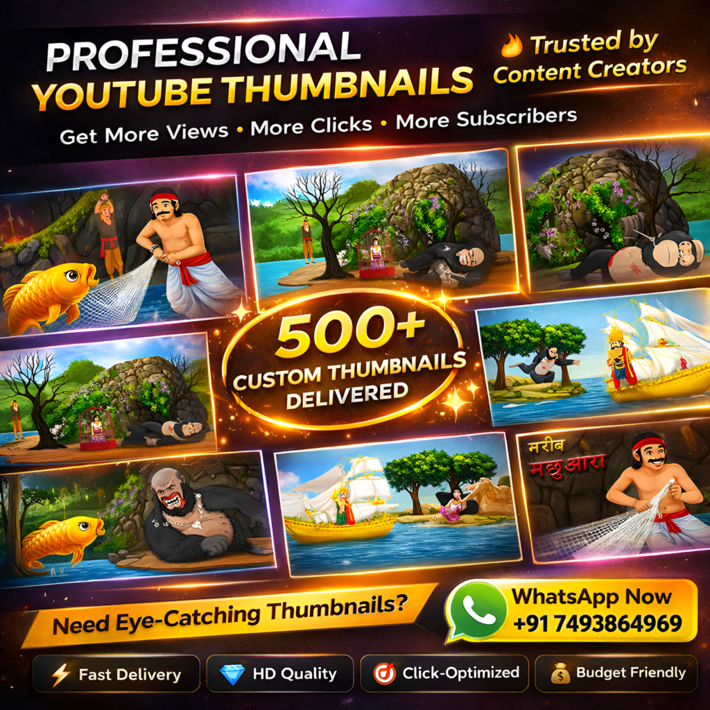 Thumbnail Design – SK Animation