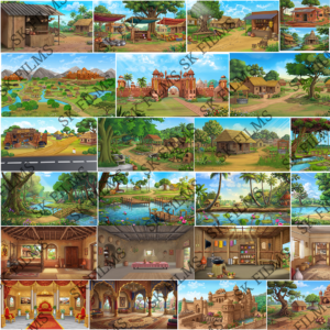120+ Premium Cartoon Backgrounds Pack (JPEG & 4K HD)
