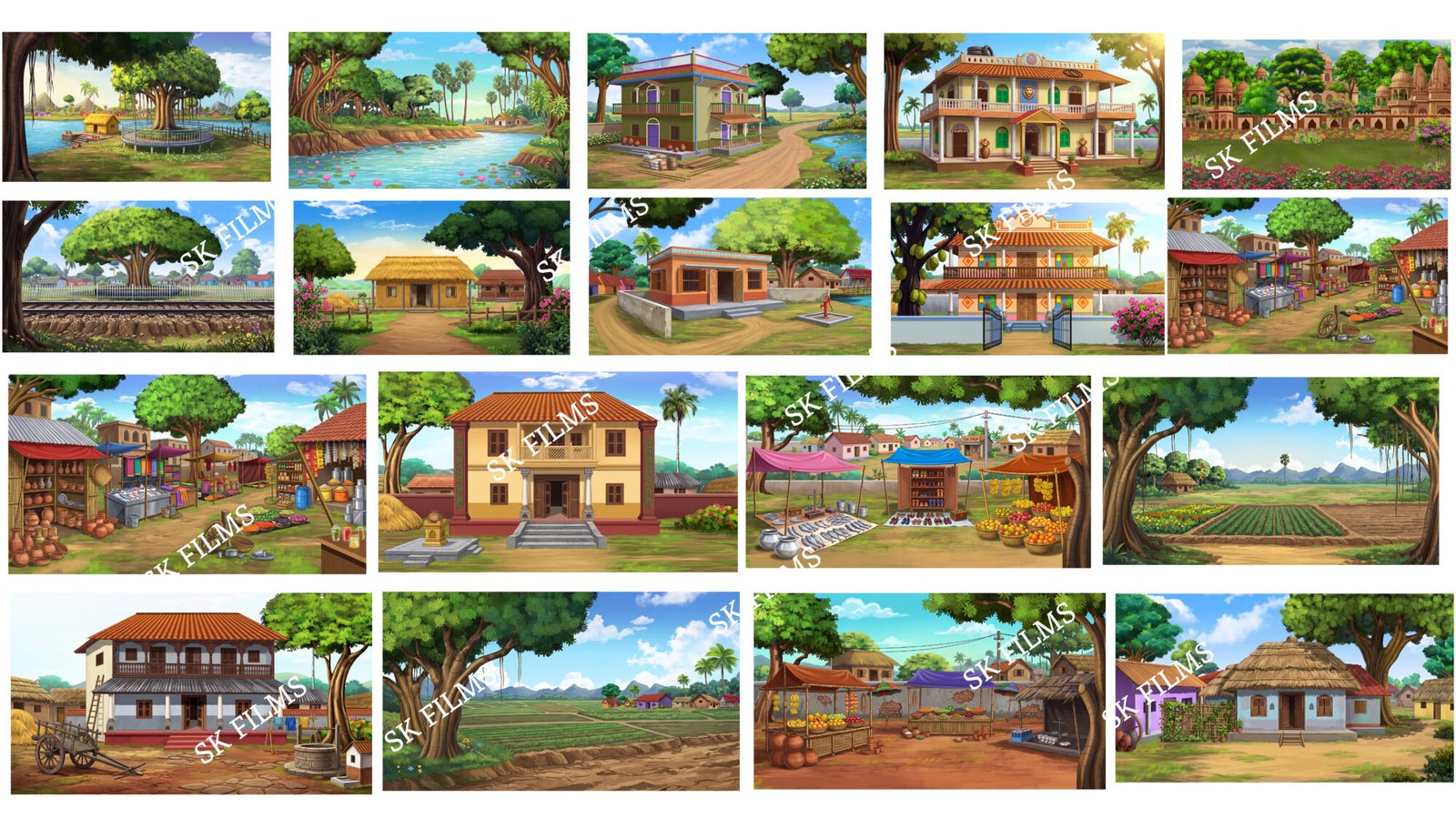 35+ New Premium Cartoon Backgrounds For Animation | 4K HD JPEG – SK ...